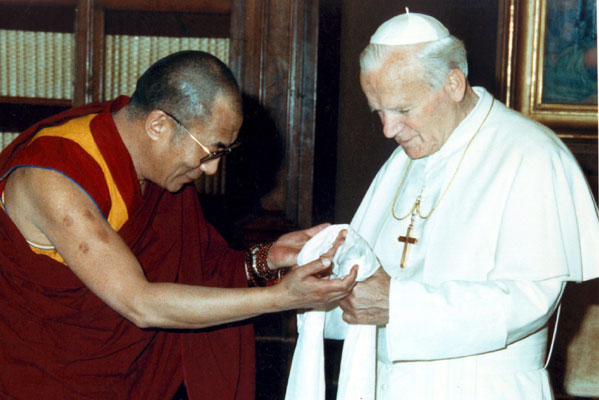 Karol Józef Wojtyła y Dalai Lama